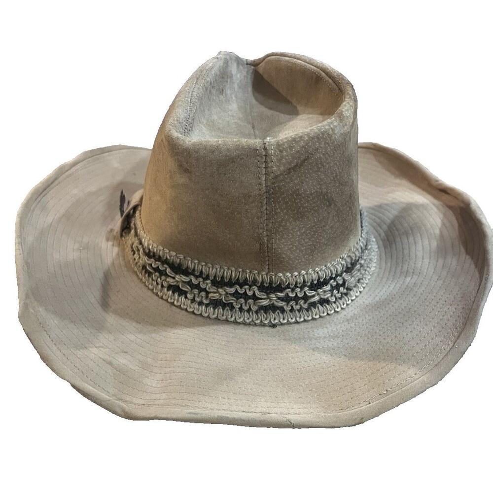 Resistol Stagecoach Western Cowboy Hat Tan Felt Wide Brim Vintage